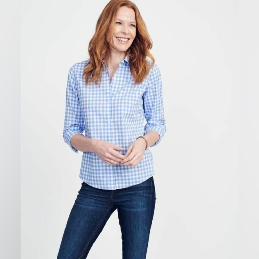 Untuckit Rebeche Gingham Button Up